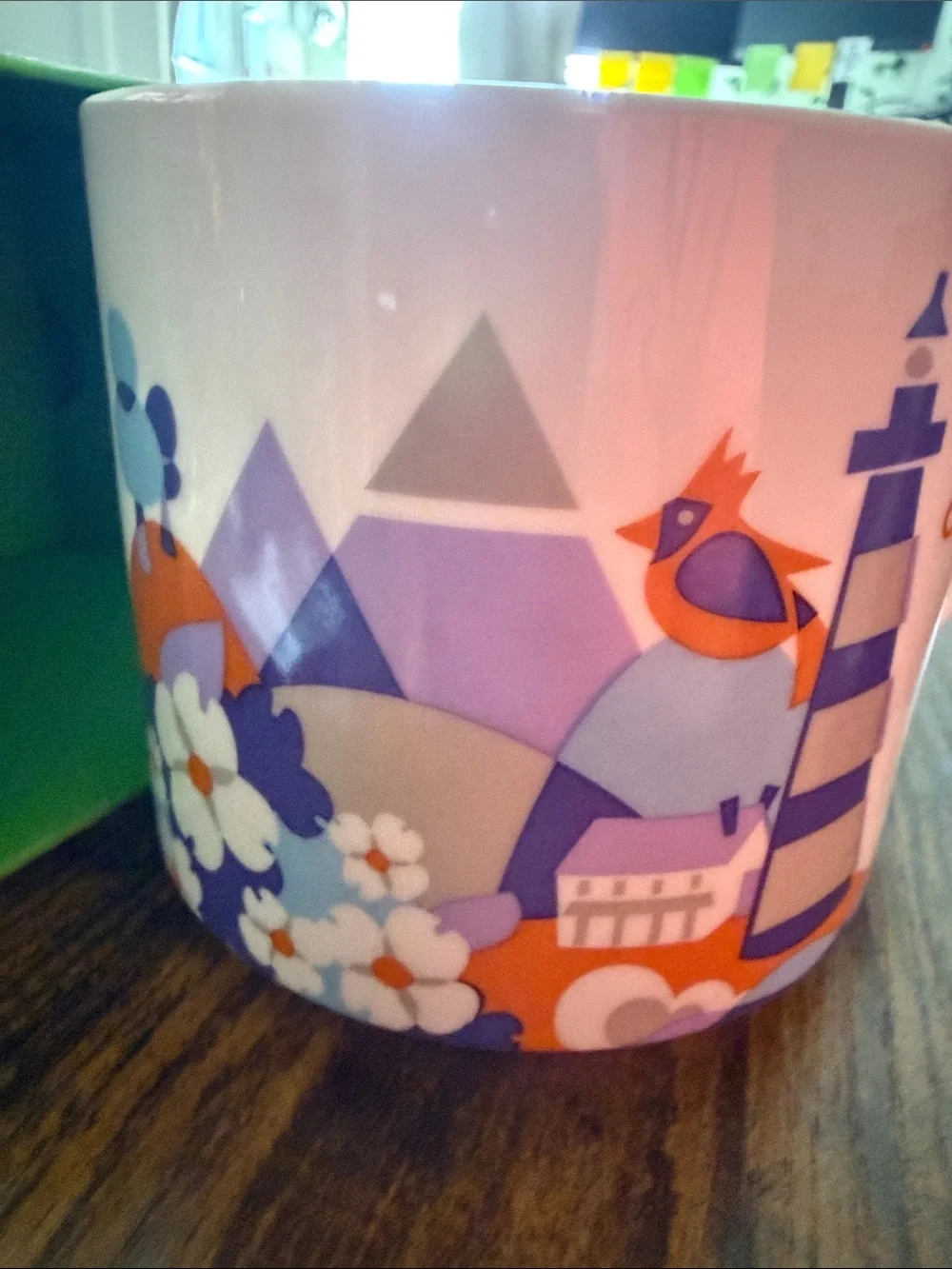 Starbucks White & Green North Carolina You Are Here Mug